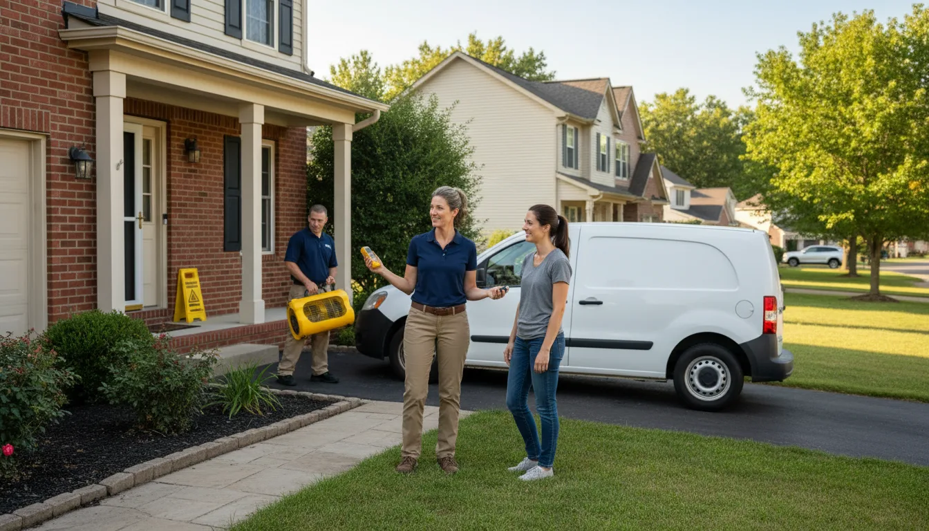 Water restoration image for Flood Water Cleanup, Removal And Restoration Services in Kenosha, WI